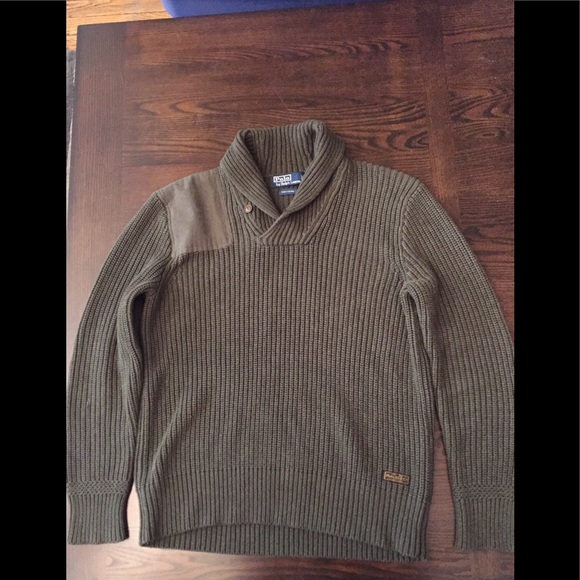 Polo Ralph Lauren Other - RL Polo Olive Green Military Style Sweater
